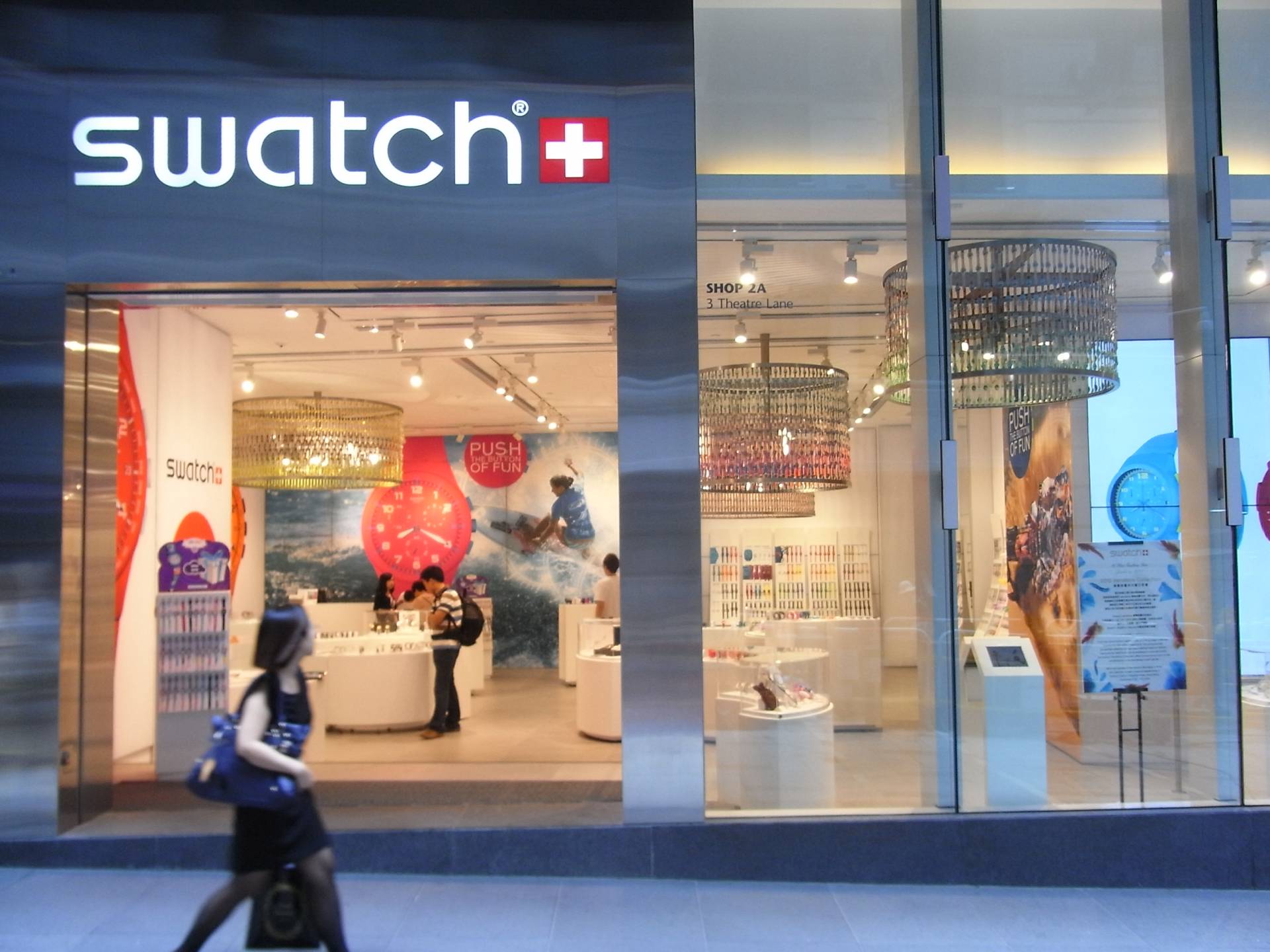 Tienda del fabricante de relojes Swatch.