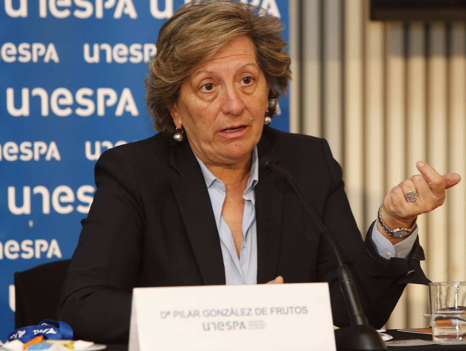 La presidenta de Unespa, Pilar González de Frutos.