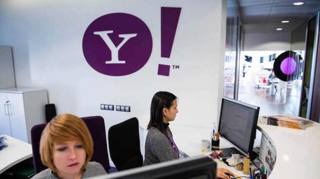 Yahoo Entrada de una de las oficinas de Yahoo.