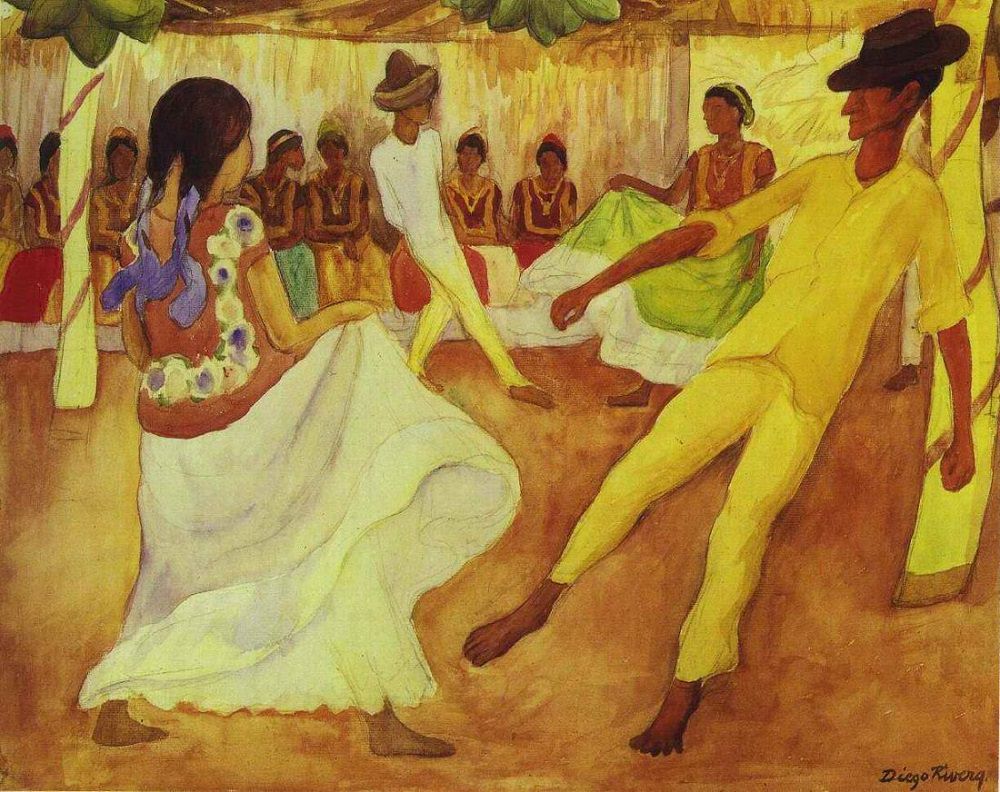 'Baile en Tehauntepec', de Diego Rivera.