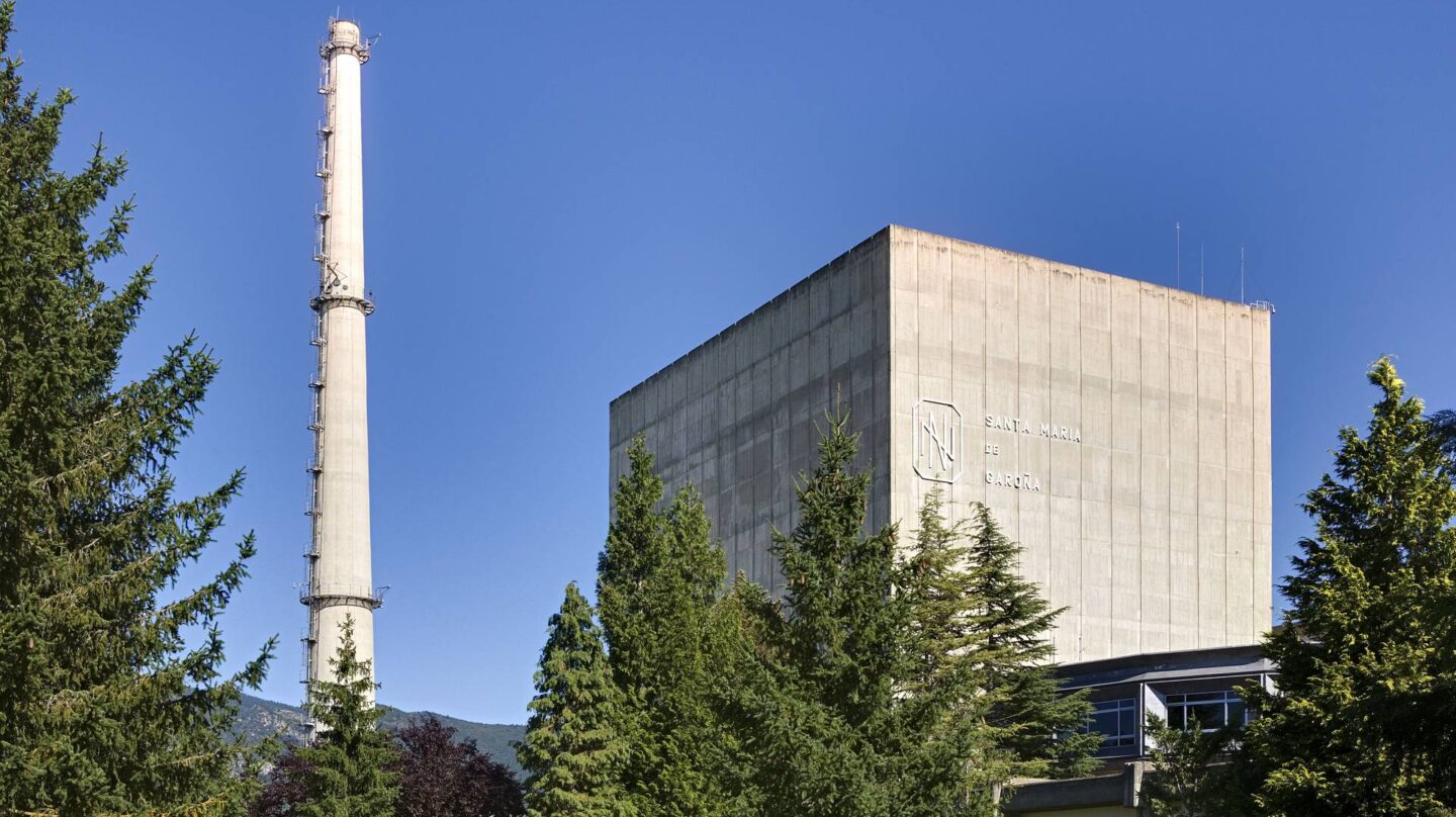 La central nuclear de Santa María de Garoña.
