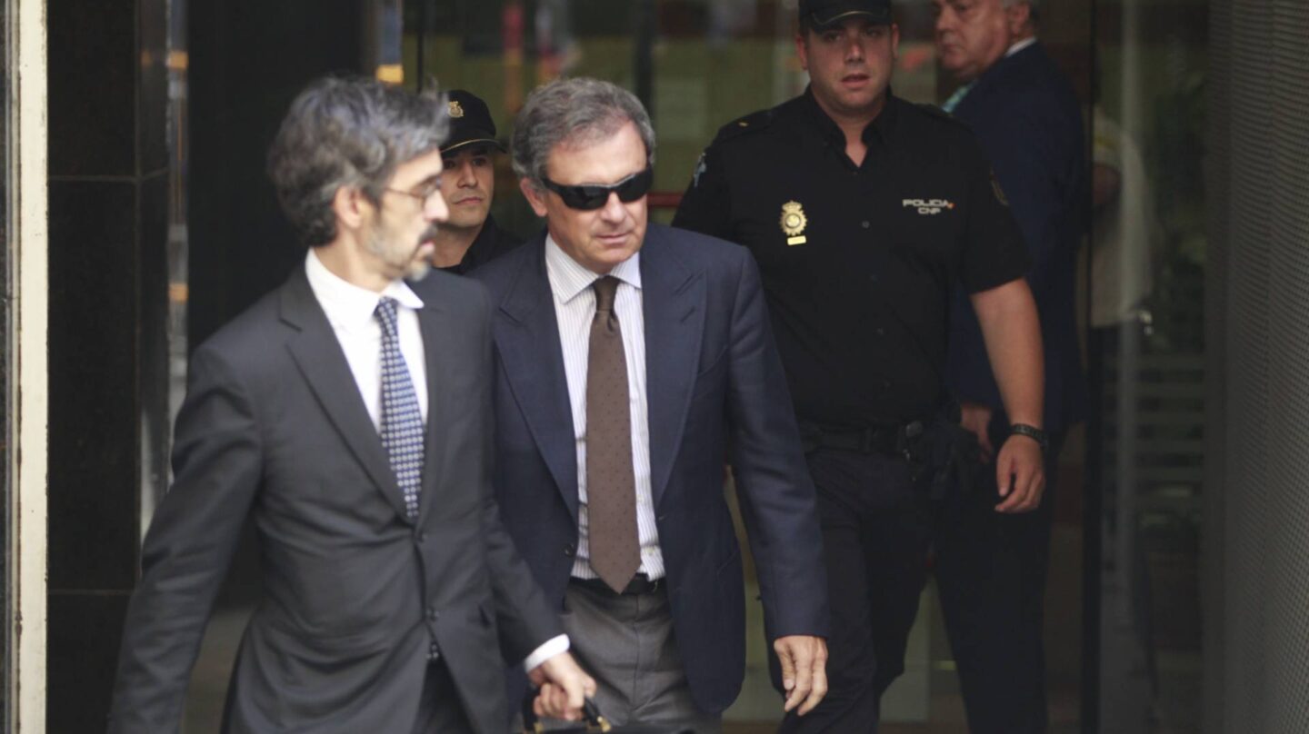 Jordi Pujol Ferrusola, tras declarar ante el juez.