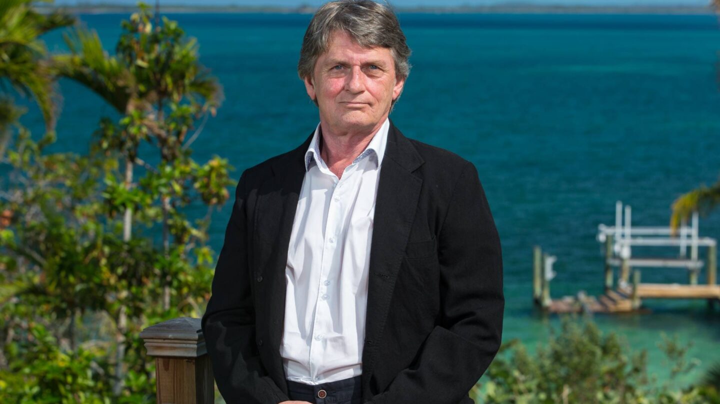 Mike Oldfield en Bahamas.