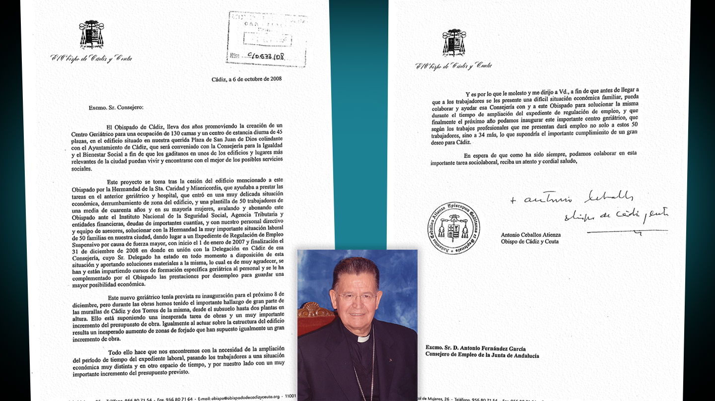 La Guardia Civil pide imputar al obispo emérito de Cádiz por los ERE falsos