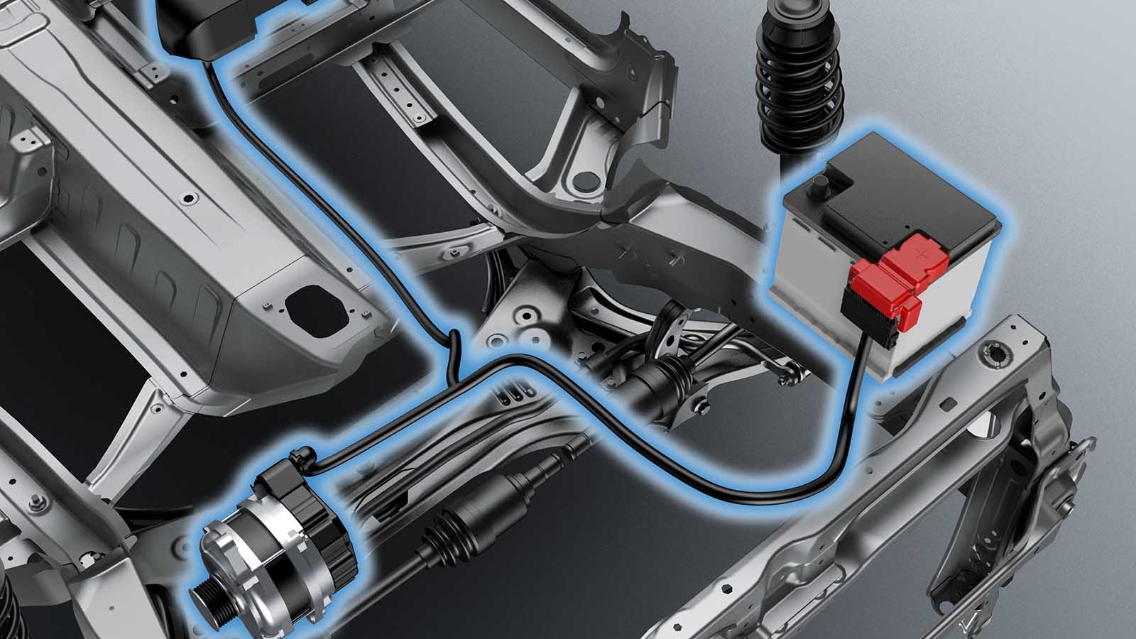 El sistema SHVS aporta al vehículo 4 CV adicionales provenientes de un motor eléctrico, que asiste al de gasolina en la fase de aceleración.