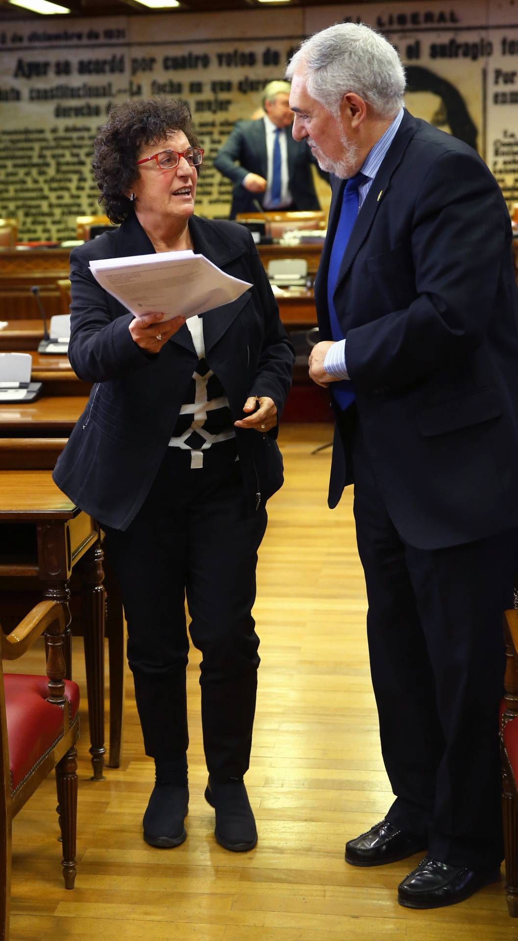 María Luisa Balaguer y Cándido Conde-Pumpido.