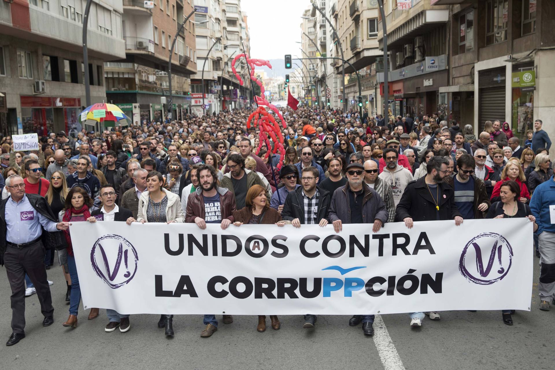 Manifestación en Murcia.