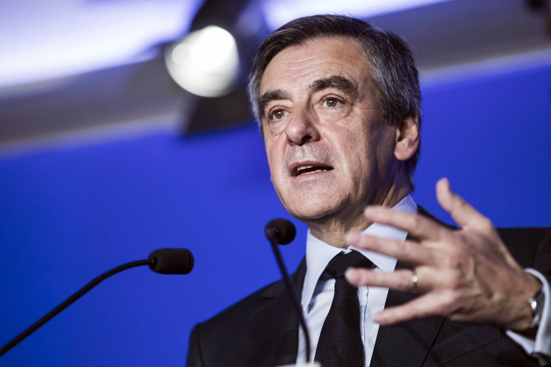 El candidato conservador a la Presidencia francesa, François Fillon.