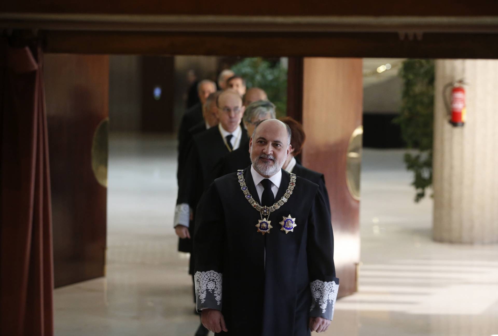 Francisco Pérez de los Cobos, este miércoles, a su llegada al acto.