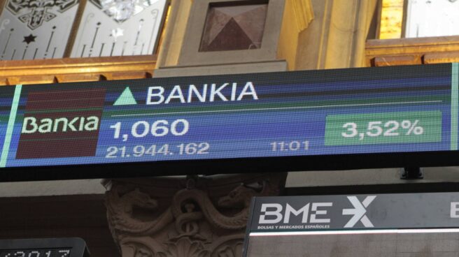 Bankia en la Bolsa.