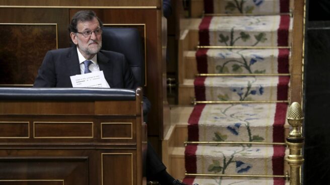 Rajoy, en una sesión de control del Congreso.