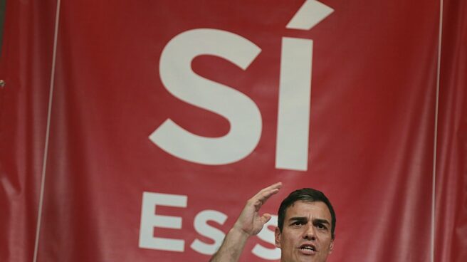 El ex secretario general del PSOE, Pedro Sánchez, durante su mitin en Granada.