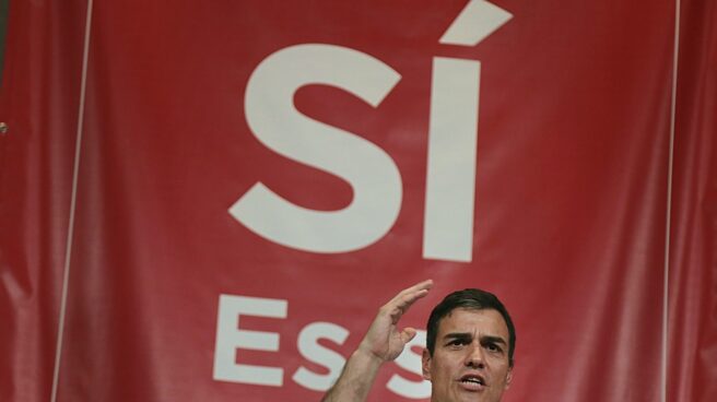 Pedro Sánchez reglamento PSOE consultas militancias primarias barones El ex secretario general del PSOE, Pedro Sánchez, durante su mitin en Granada.