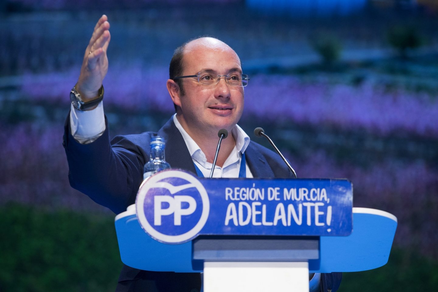 Pedro Antonio Sánchez, presidente del PP de Murcia.