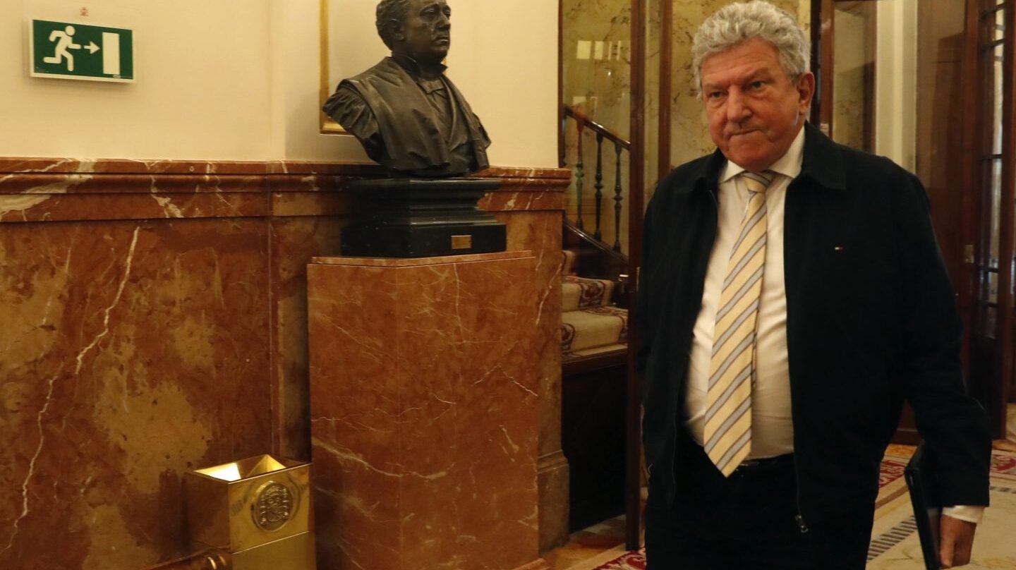 El diputado de Nueva Canarias Pedro Quevedo, en el Congreso.