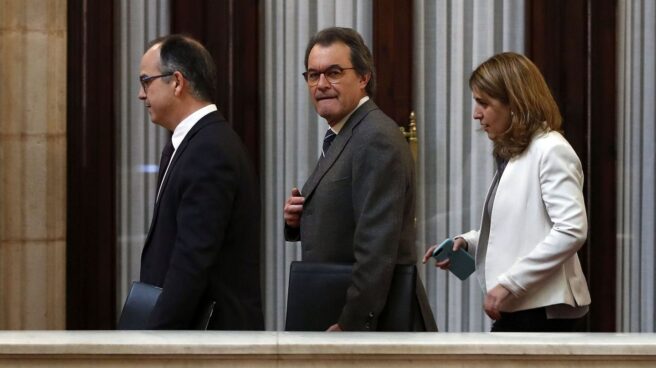 El ex president Artur Mas, antes de comparecer.