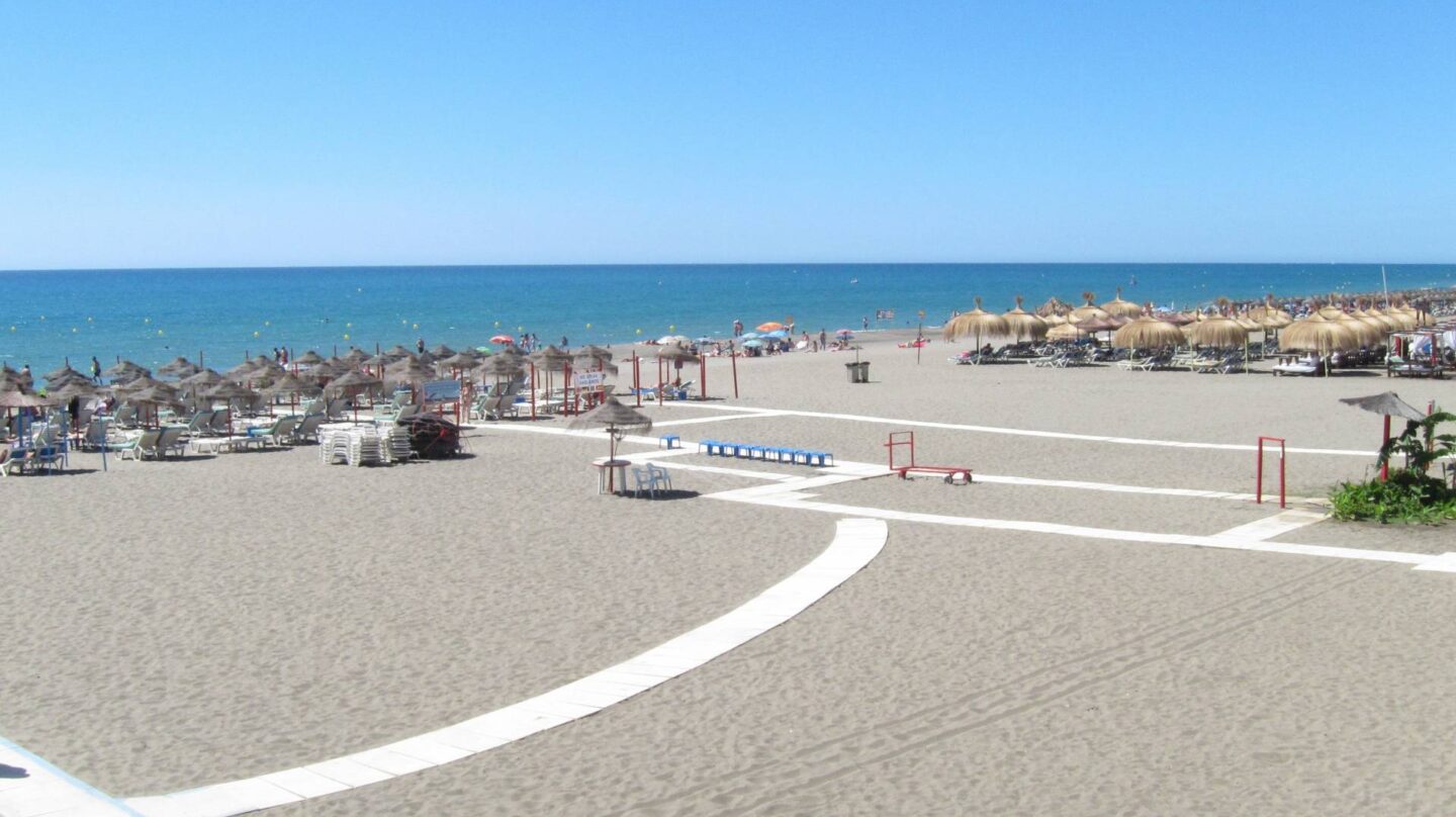 Playa de Torremolinos.