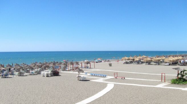 Playa de Torremolinos.