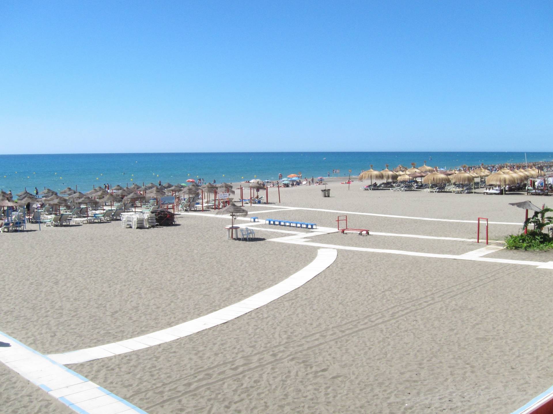 Playa de Torremolinos.