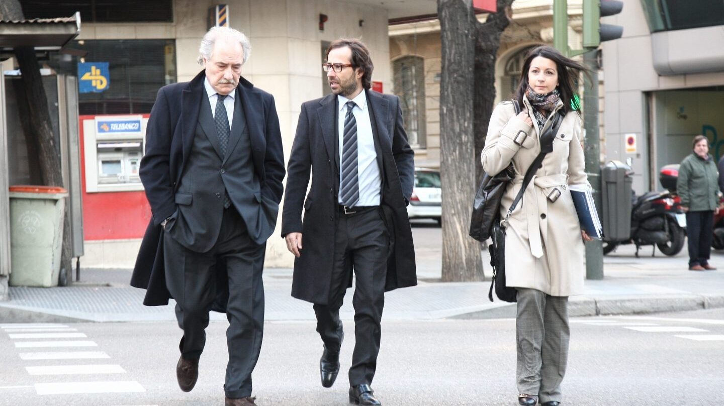 El ex presidente de CCM, Juan Pedro Hernández Moltó, tras una declaración en la Audiencia Nacional.