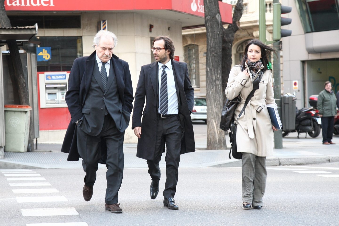 El ex presidente de CCM, Juan Pedro Hernández Moltó, tras una declaración en la Audiencia Nacional.