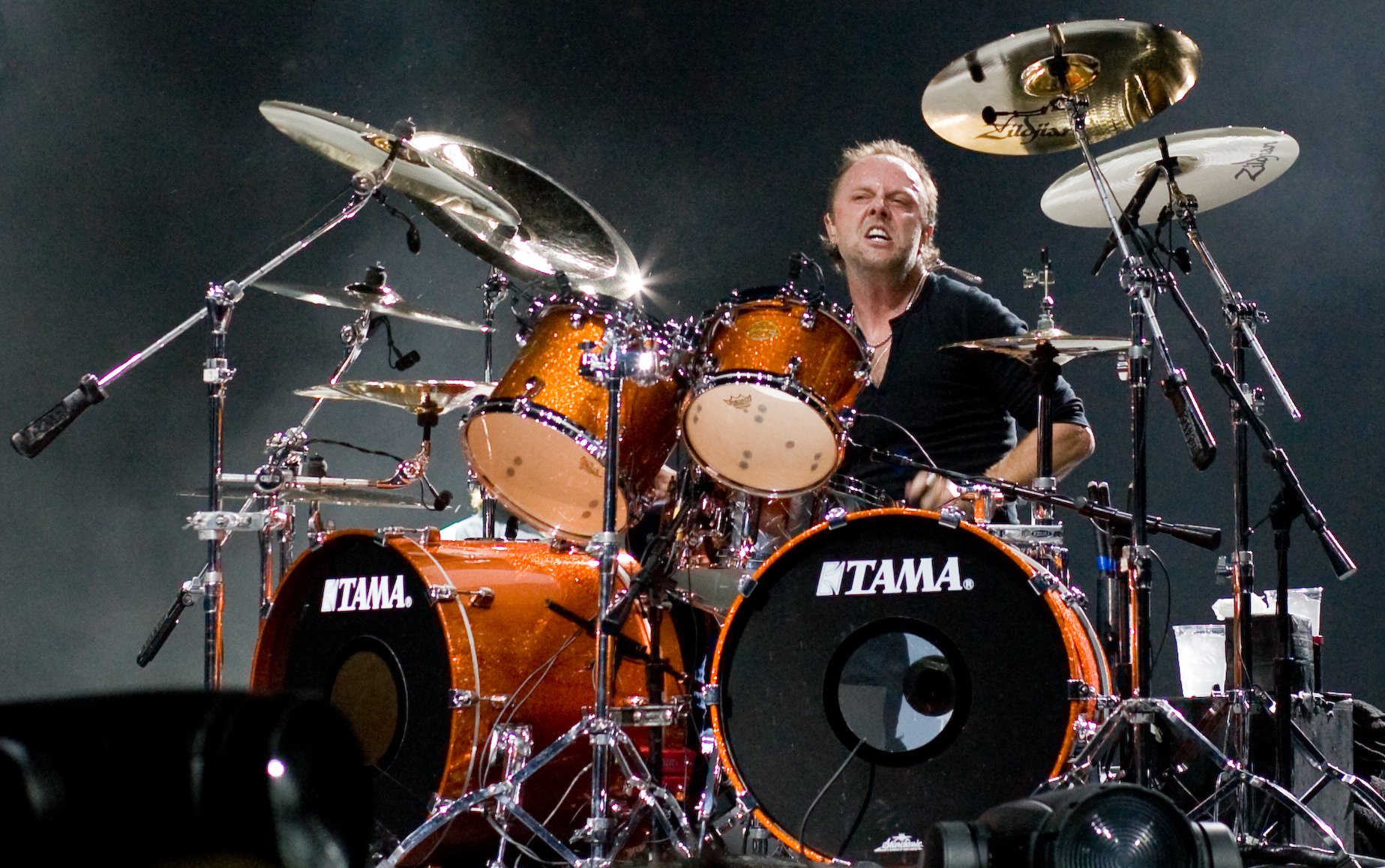 El batería de Metallica, Lars Ulrich.