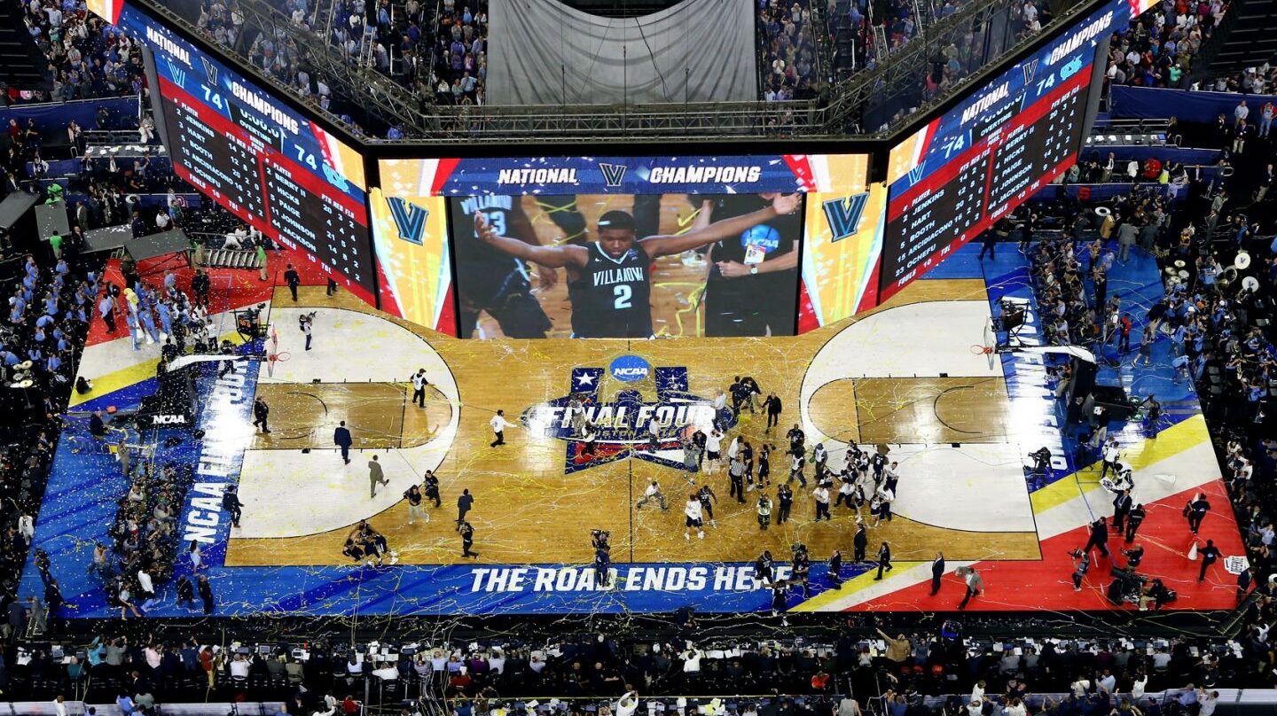 El NRG Stadium de Houston, tras la final de la NCAA del año pasado entre Vilanova y North Carolina.