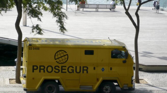 Furgón blindado de Prosegur. Furgón blindado de Prosegur.