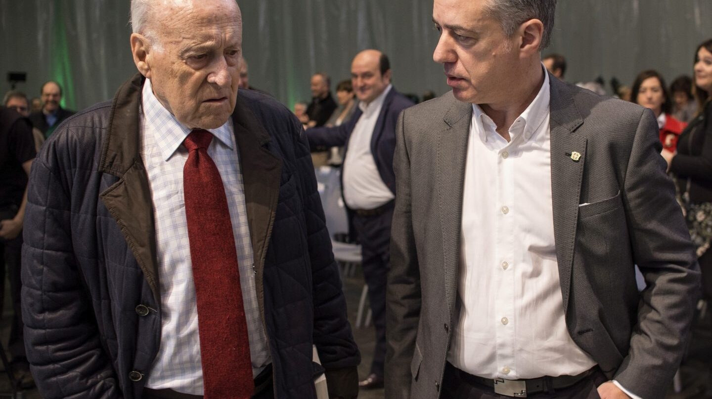 Xabier Arzallus e Iñigo Urkullu.