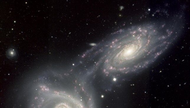 Anillo de galaxias en Andrómeda.