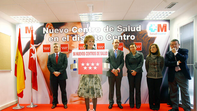 Esperanza Aguirre, en la inauguración del centro de salud del distrito Centro.