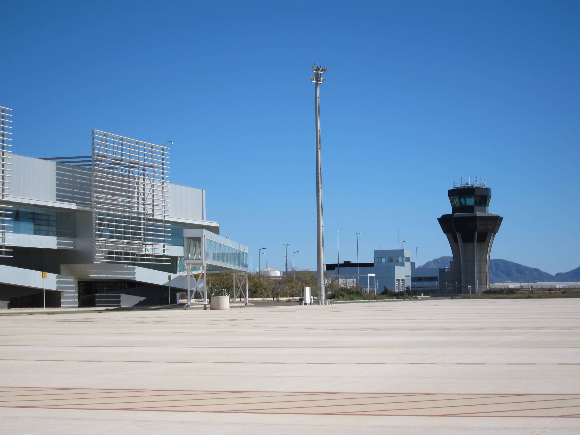 El aeropuerto de Corvera (Murcia).