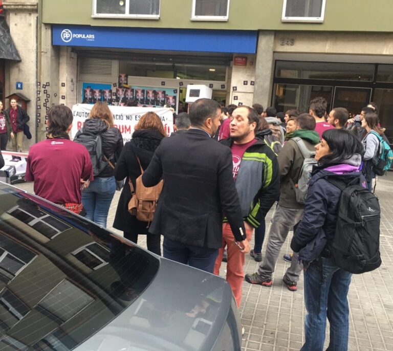 Insultos, amenazas y agresiones, la violencia que no existe en Cataluña