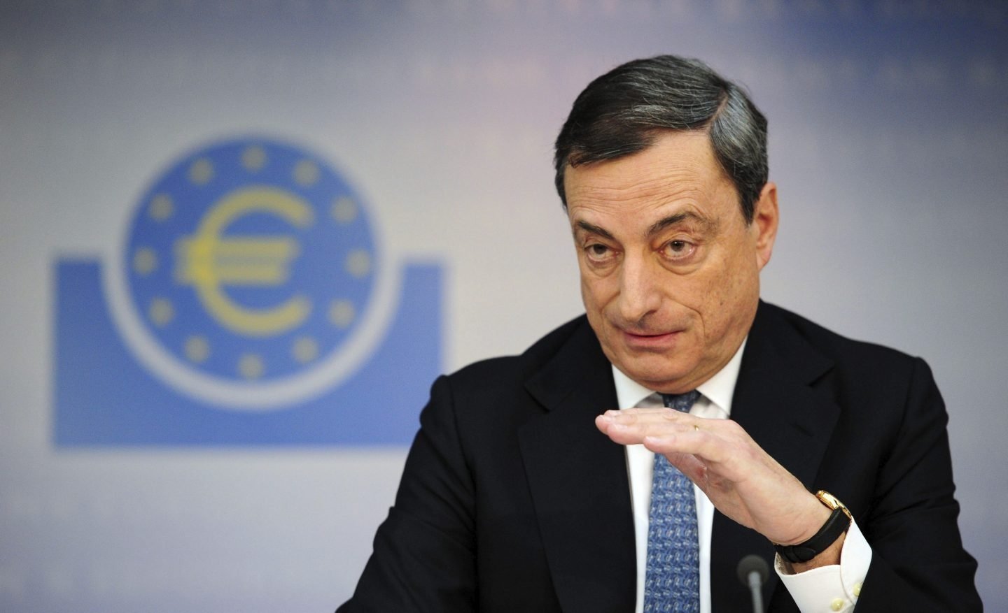 Mario Draghi, presidente del BCE.