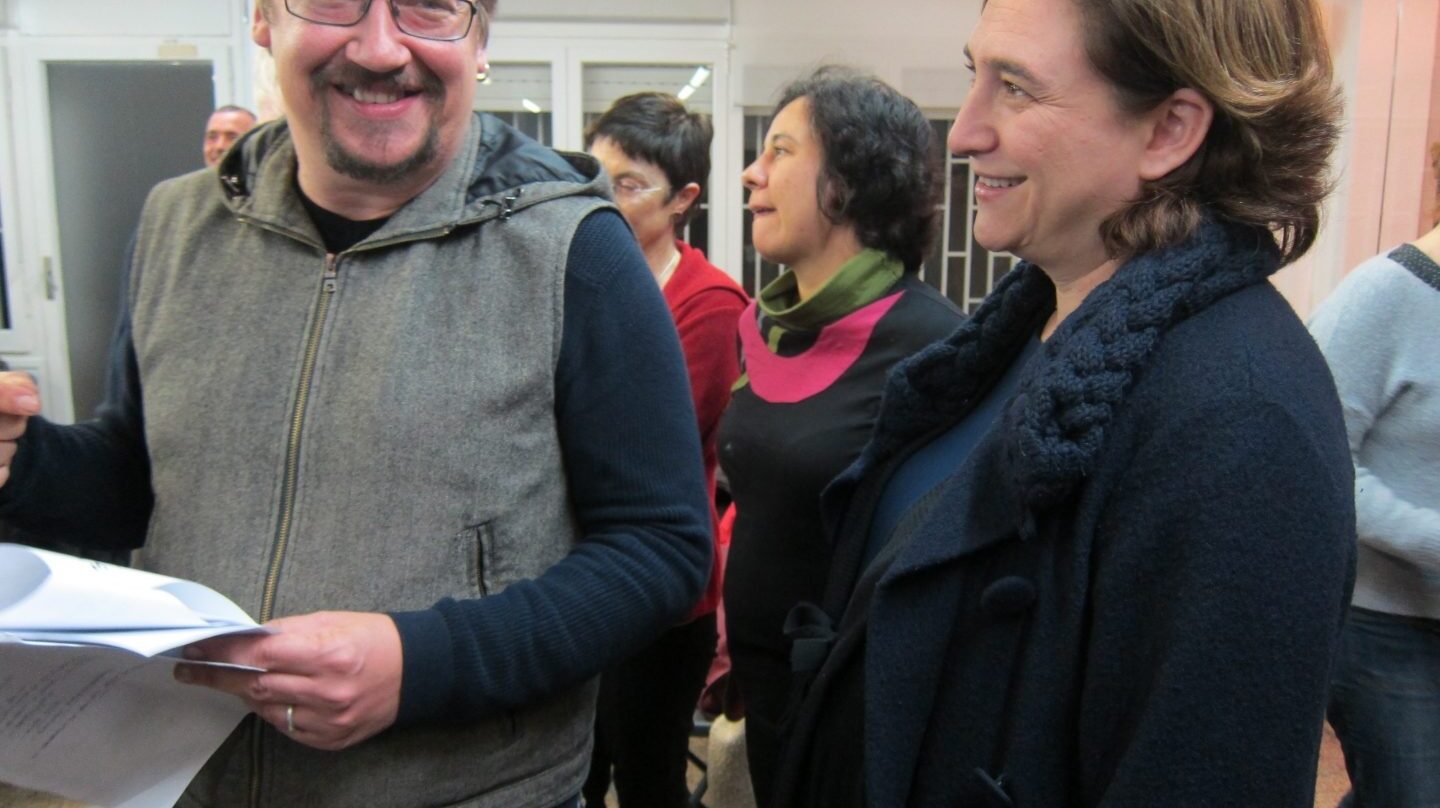 Xavier Domenech y Ada Colau.