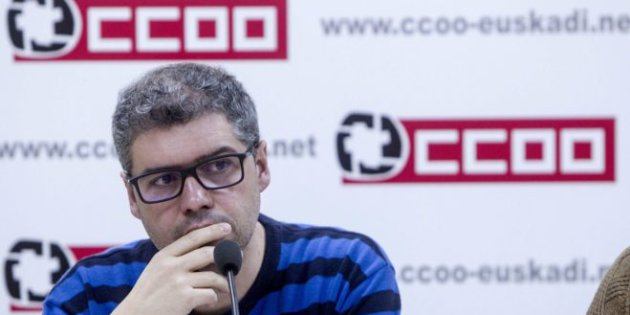 Unai Sordo, líder de CCOO en País Vasco.