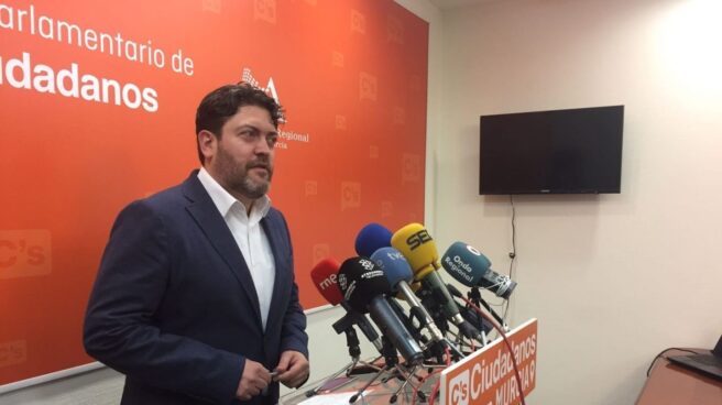 El portavoz de Ciudadanos en Murcia, Miguel Sánchez.