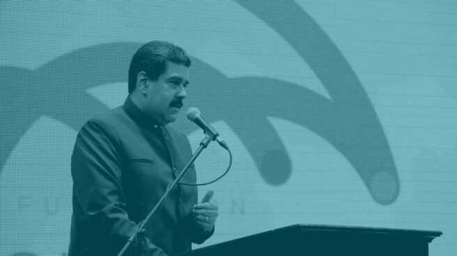 el líder chavista, Nicolás Maduro, en una de sus intervenciones.