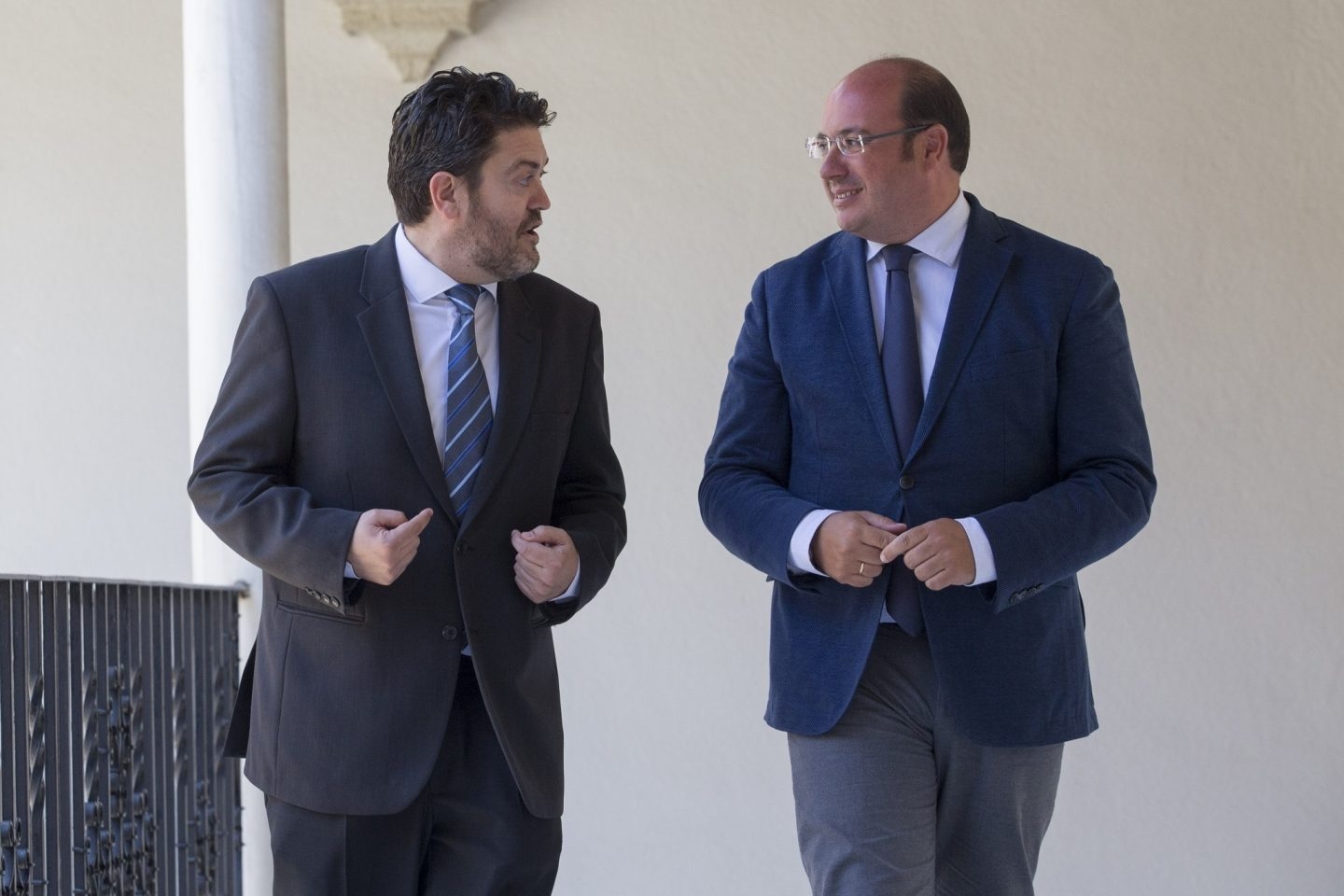 Miguel Sánchez (C's) y Pedro Antonio Sánchez (PP).