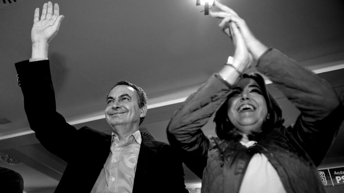 José Luis Rodríguez Zapatero y Susana Díaz.