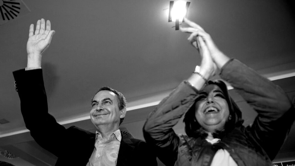 José Luis Rodríguez Zapatero y Susana Díaz.