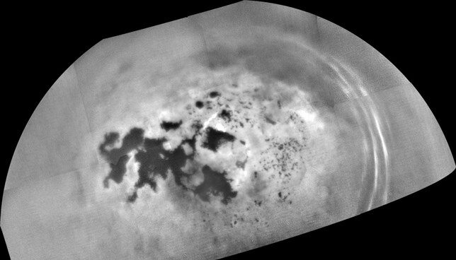 Los mares de nitrógeno de Titán.