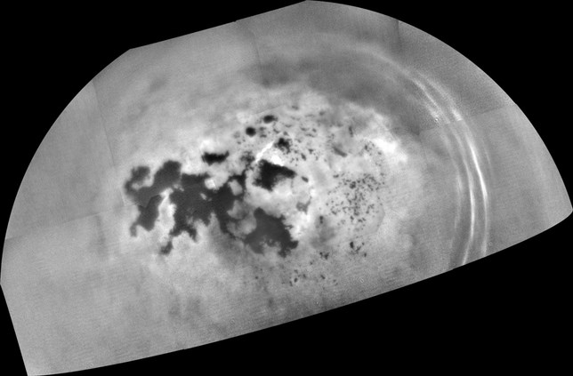Los mares de nitrógeno de Titán.