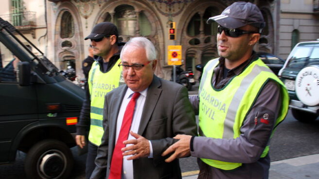 Andreu Viloca, ex tesorero de CDC, el día de su detención, en octubre de 2015.