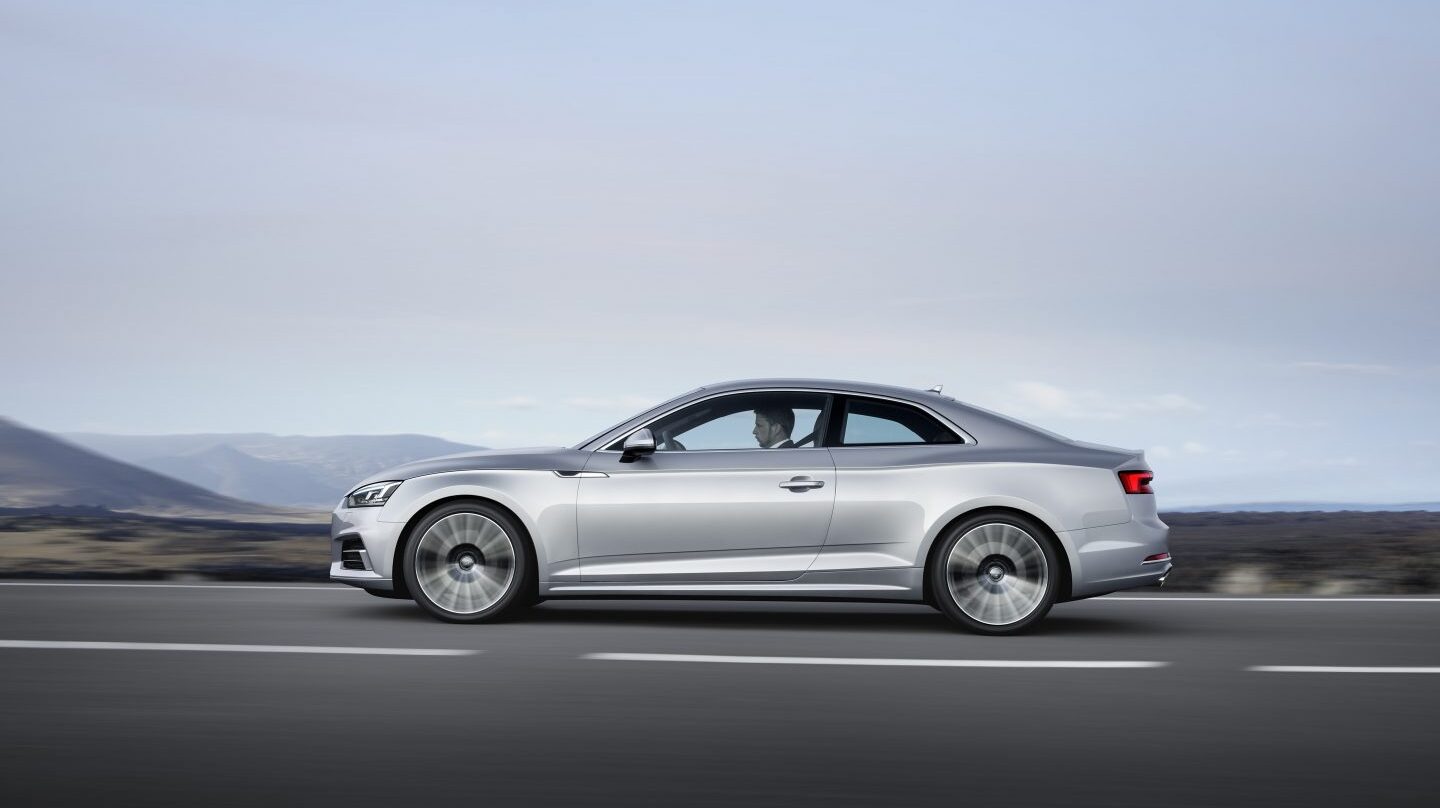 Con un Cx de 0,25, el Audi A5 Coupé presume de uno de los coeficientes aerodinámicos más favorables de su categoría.