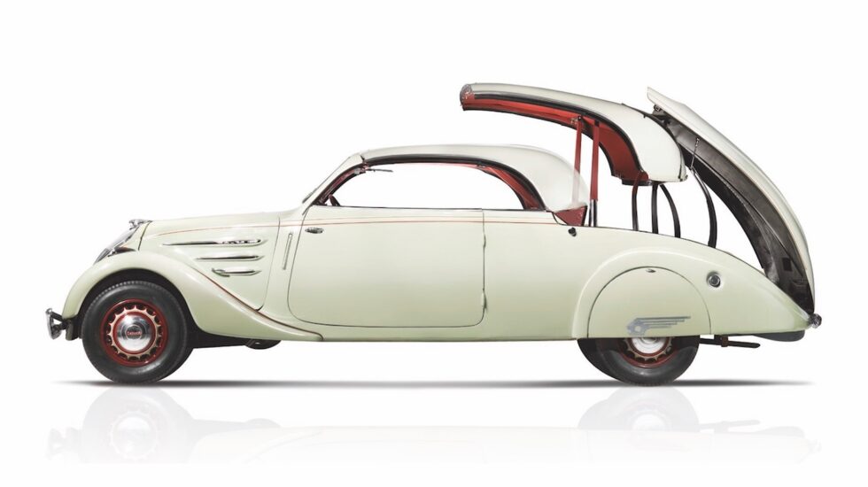 Peugeot 402 descapotable, conocido como Eclipse