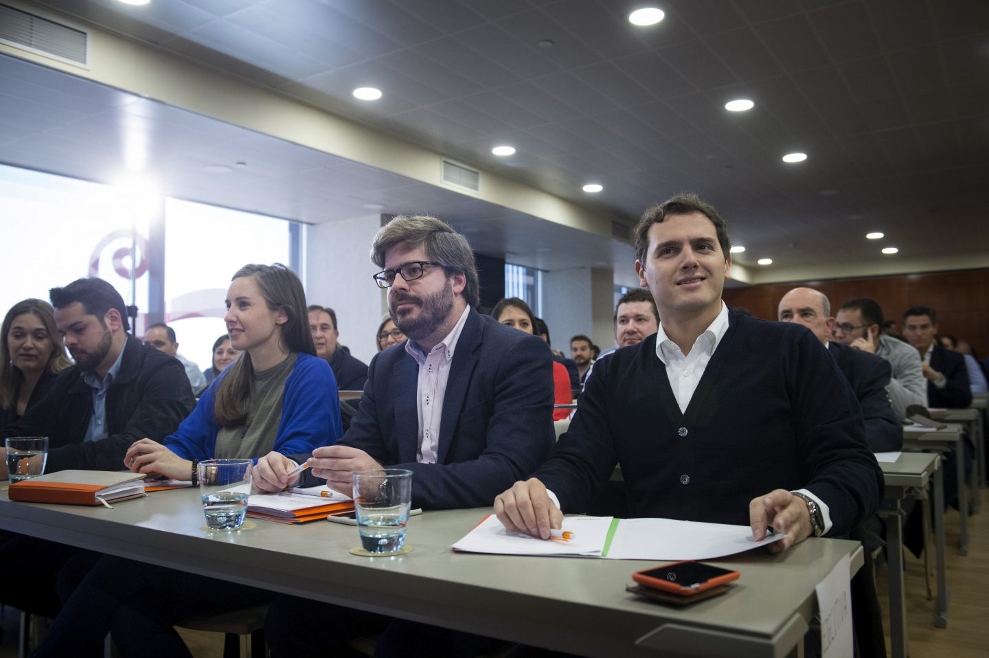 Albert Rivera, durante el primer Consejo General de Ciudadanos.