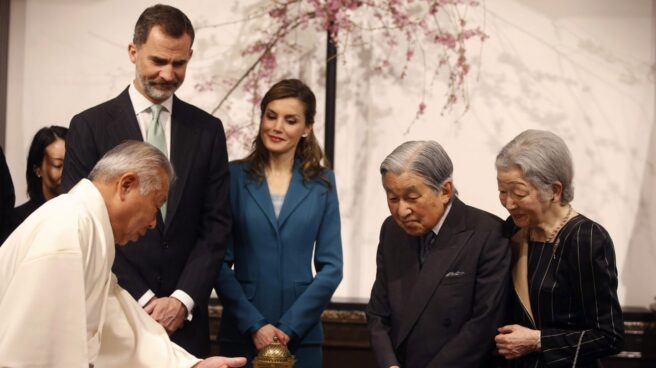 636271526464758703 Felipe VI y la Reina Letizia, el pasado 7 de abril en Japón, de visita oficial.