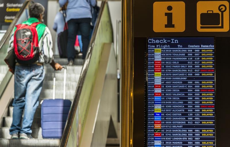 Retrasos en el Aeropuerto de Palma de Mallorca, la pasada Semana Santa.