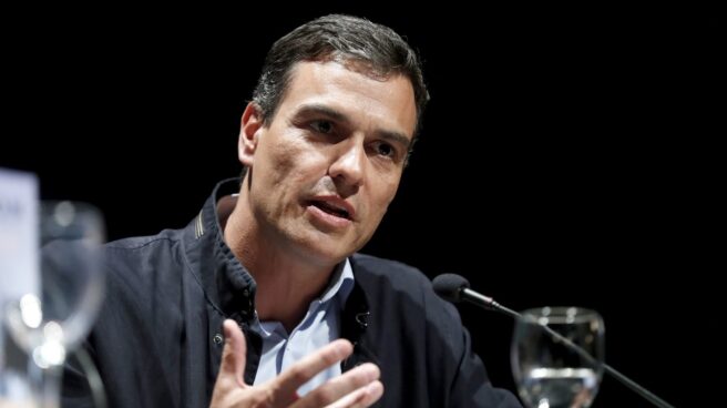 Pedro Sánchez, en el Círculo de Bellas Artes.